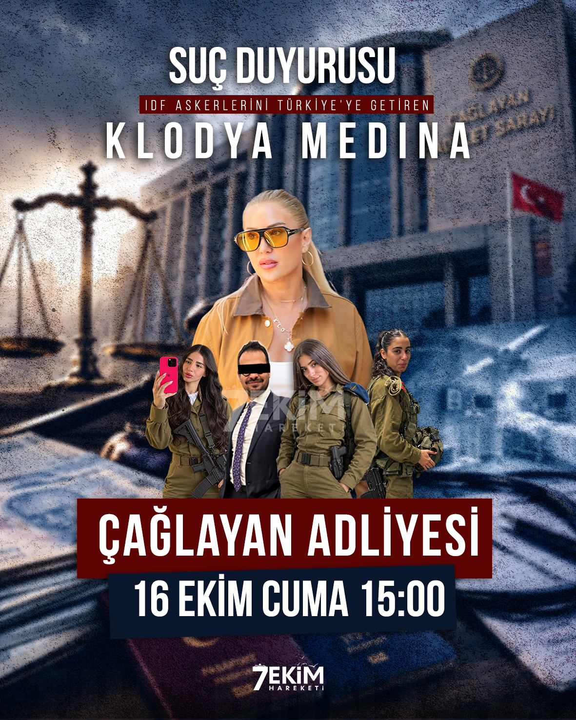 KLODYA MEDİNA HAKKINDA SUÇ DUYURUSU