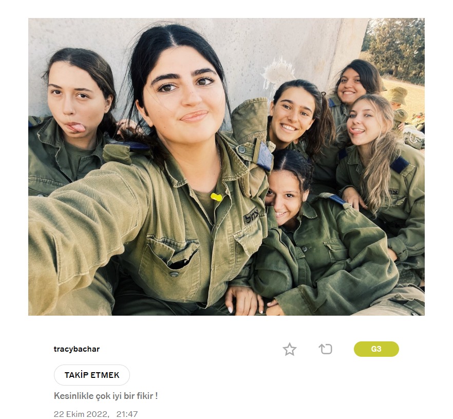 VSCO platformunda paylaşılan askeri üniformalı ikinci açık kaynak fotoğrafı (Şekil 23).