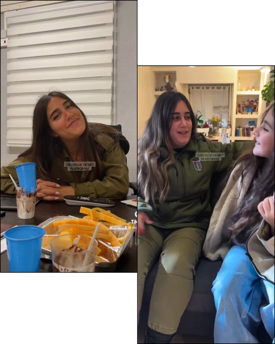 TikTok hesabında 7 Ekim 2023 sonrasında IDF askeri üniformasıyla paylaştığı görüntüler (Şekil 30).