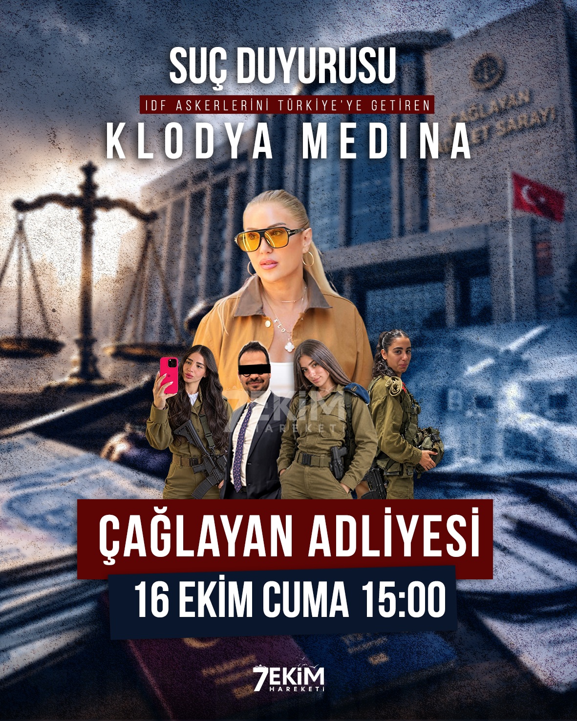 KLODYA MEDİNA HAKKINDA SUÇ DUYURUSUNDA BULUNUYORUZ!
