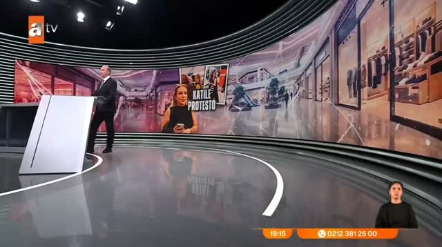 Soykırımcıların Organizatörü Klodya Medina'ya Yaptığımız Protesto ATV Ana Haber'de!